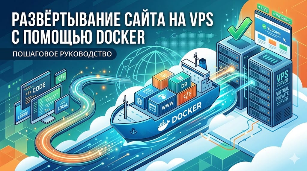 Развёртывание сайта на VPS с помощью Docker
