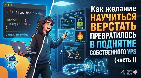 Как желание научиться верстать превратилось в поднятие собственного VPS (часть 1)